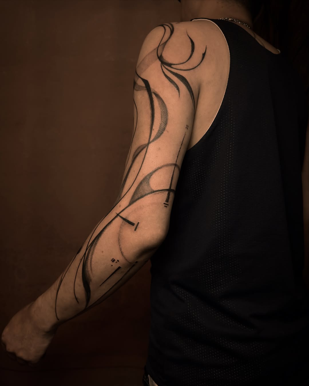 Tattoo by @goatmag.azine — black_and_grey, geometric