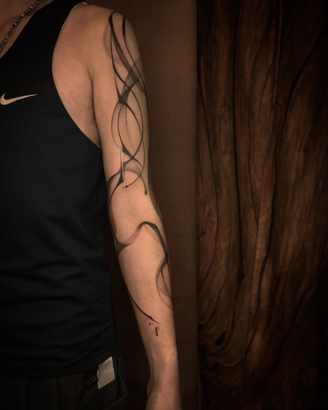 Tattoo by @goatmag.azine — black_and_grey, ornamental