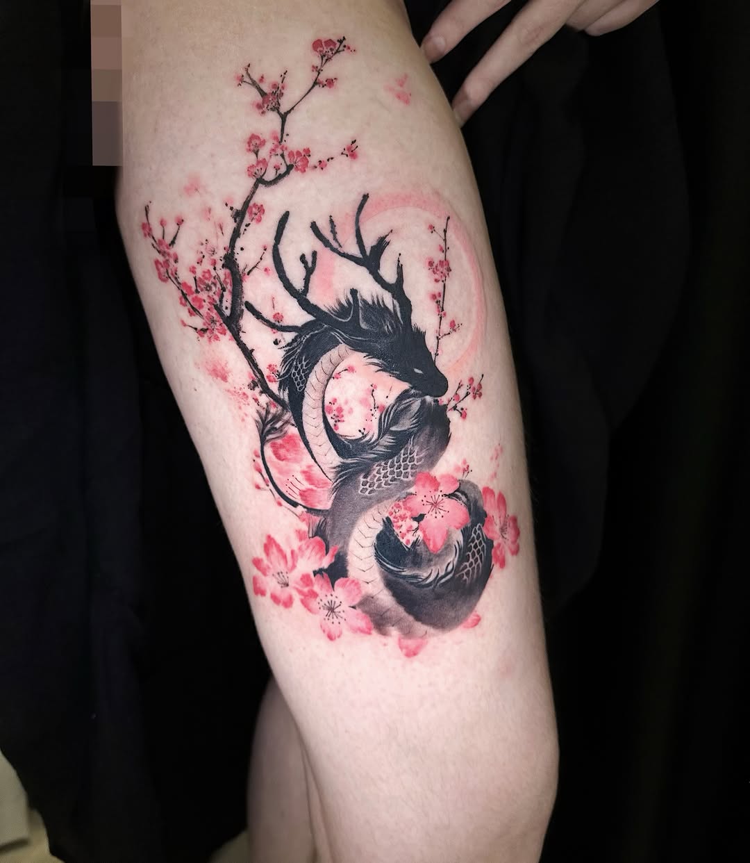 Tattoo by @david.george.tattoo β black_and_grey, watercolor