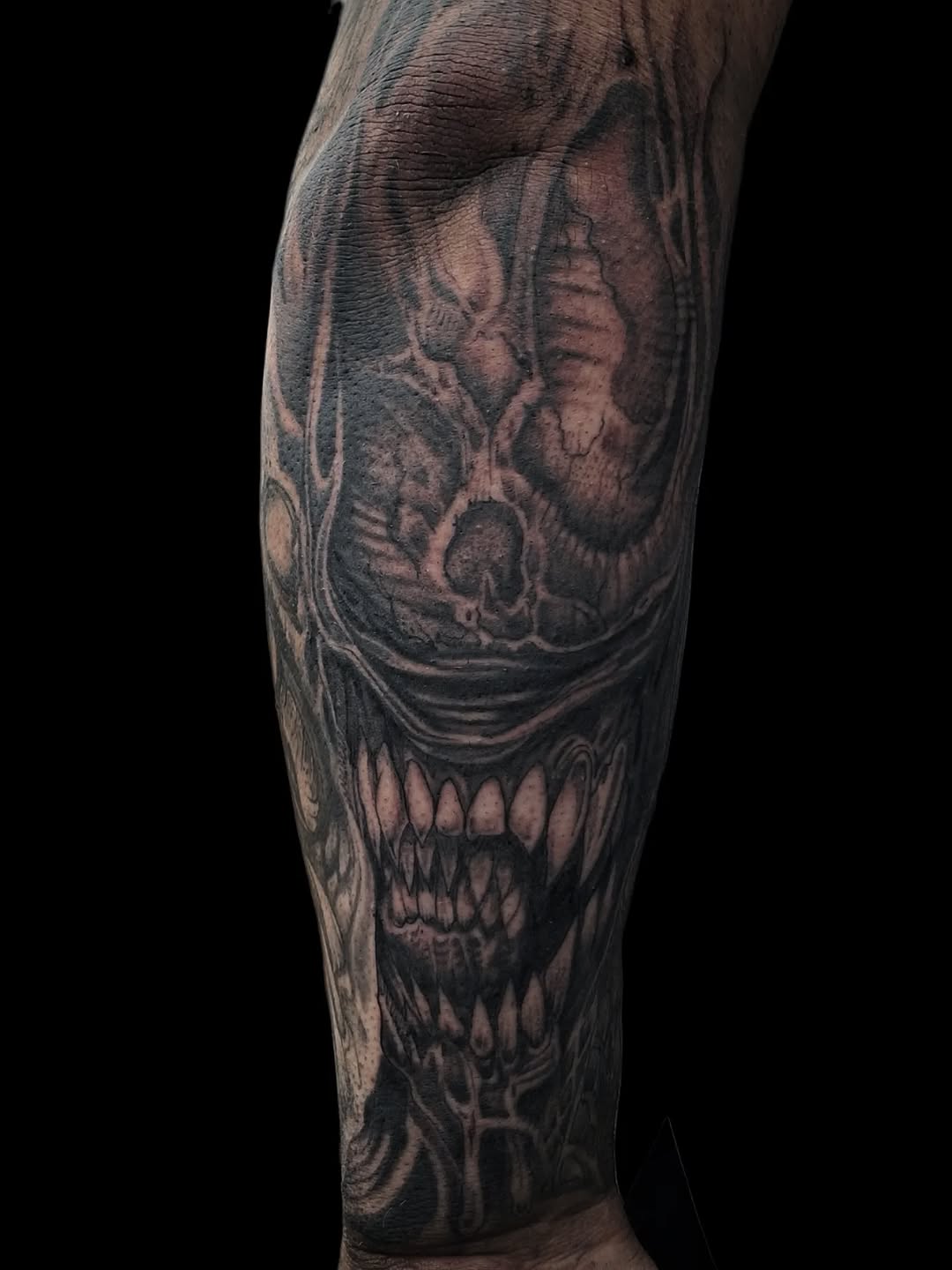 Tattoo by @powetattoos — realism, dark_realism