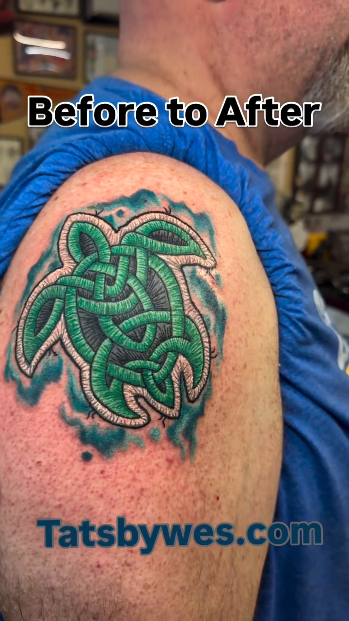 Tattoo by @wes_tattoos_columbus β geometric