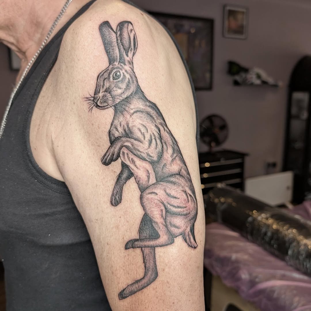 Tattoo by @mimtheyertattoos — realism, black_and_grey
