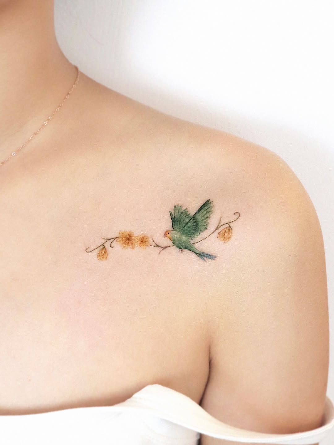 Tattoo by @vanilla__tattoo — fine_line, watercolor