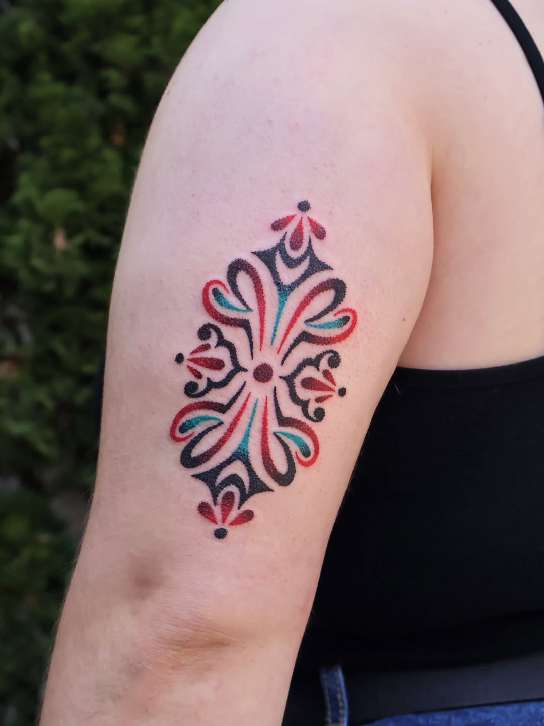 Tattoo by @ladybao.tattoo โ geometric, ornamental