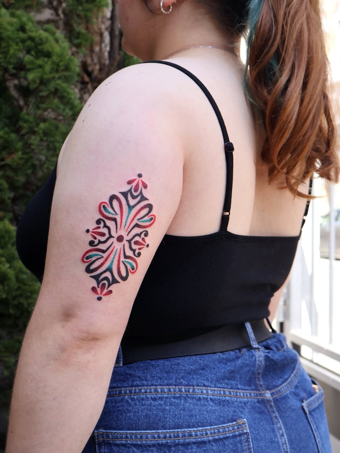 Tattoo by @ladybao.tattoo โ geometric, ornamental