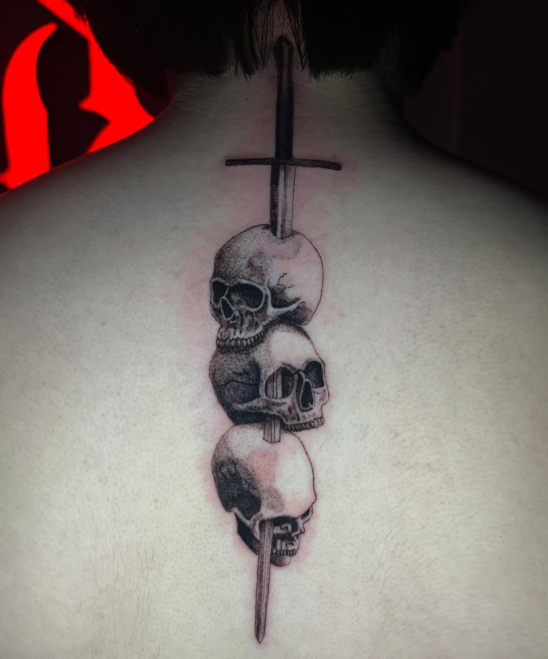Tattoo by @jiinkytattoos — realism, black_and_grey