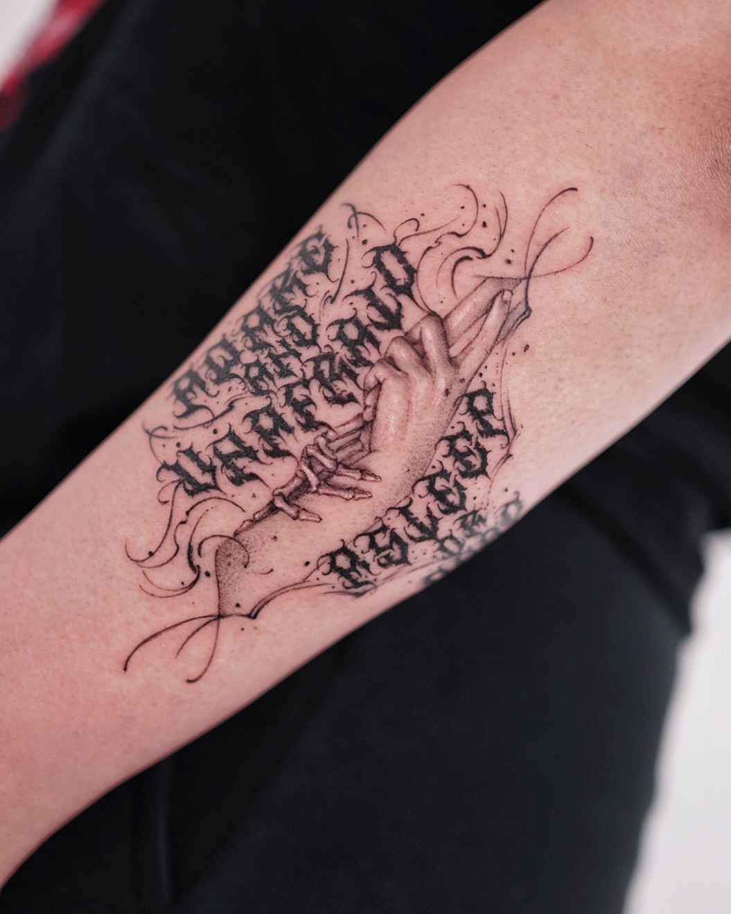 Tattoo by @ink.tonight — blackwork, illustrative