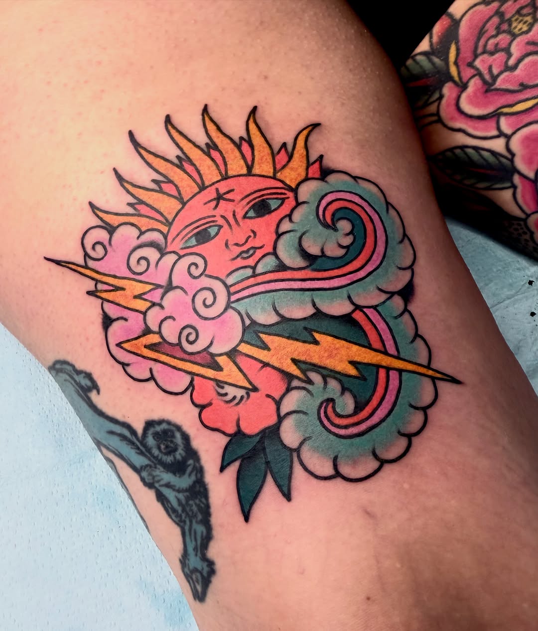 Tattoo by @morganhabe — american_traditional, neo_traditional