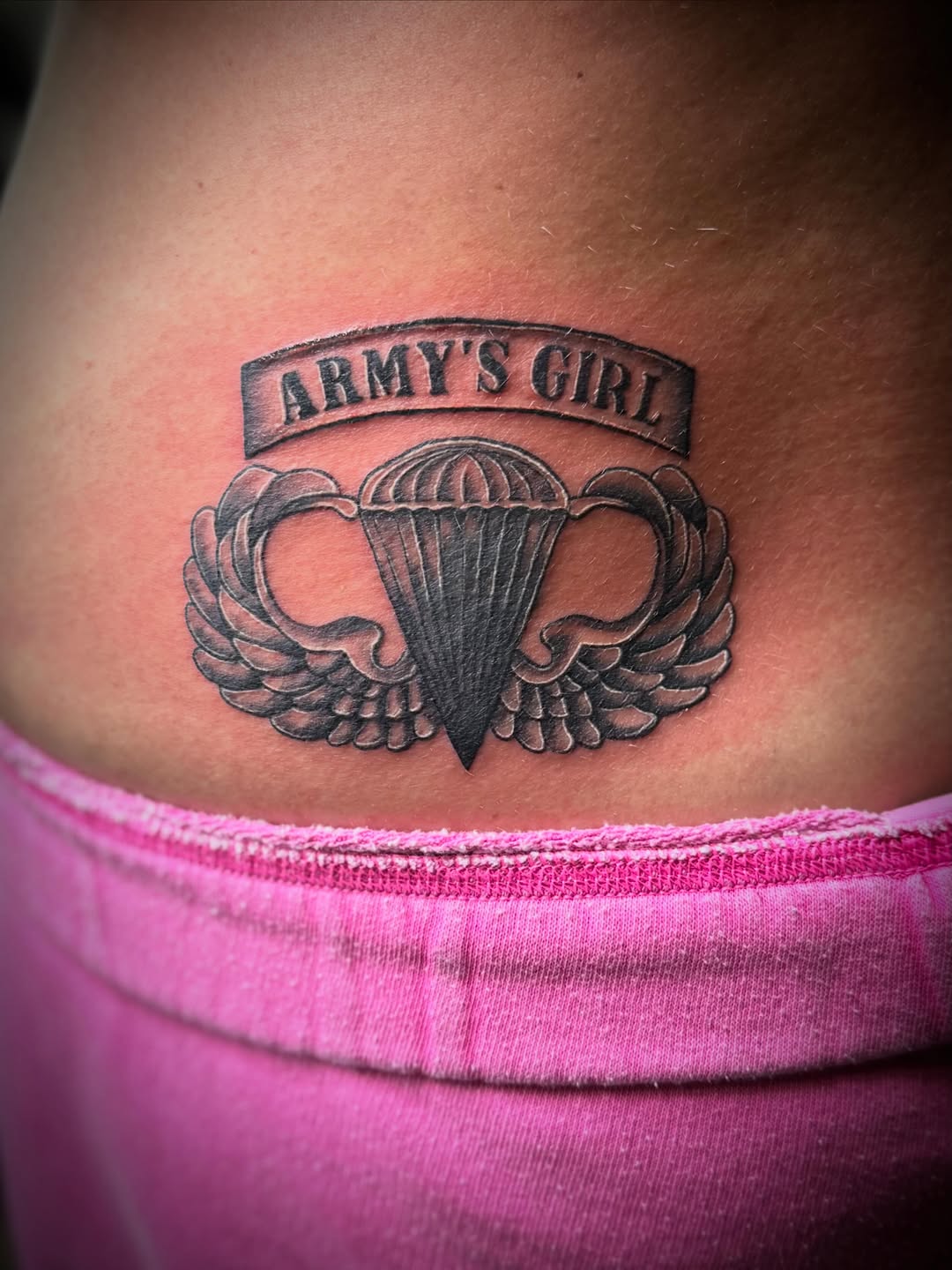 Tattoo by @joeyspindlertattoos — black_and_grey, lettering_script