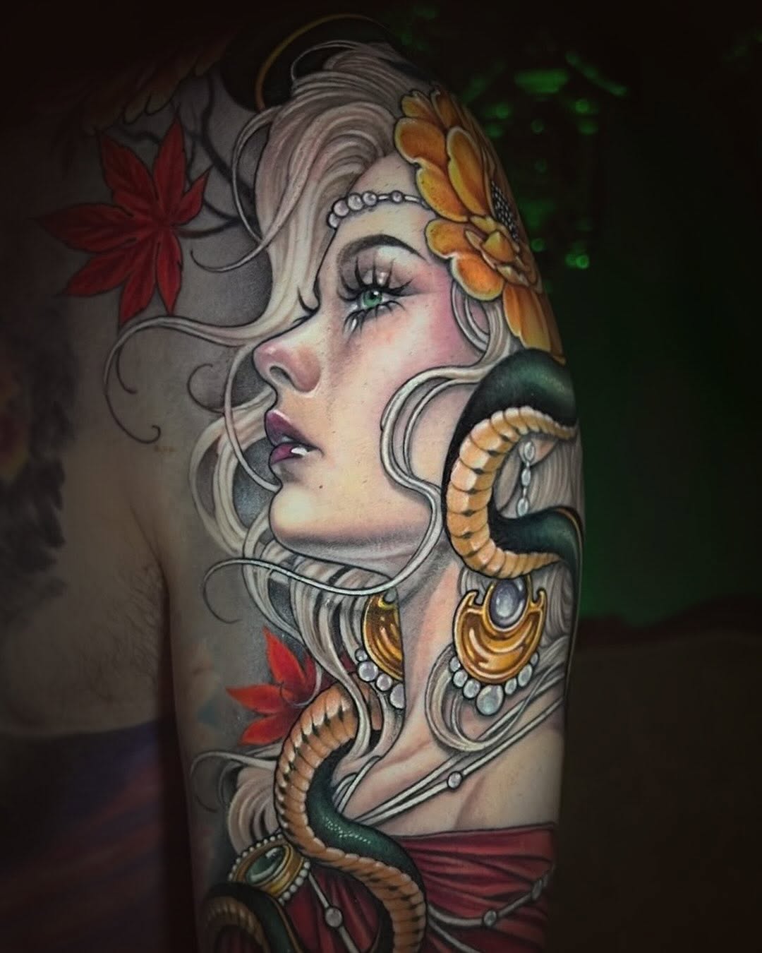 Tattoo by @nikkisimpsontattoos โ neo_traditional, realism