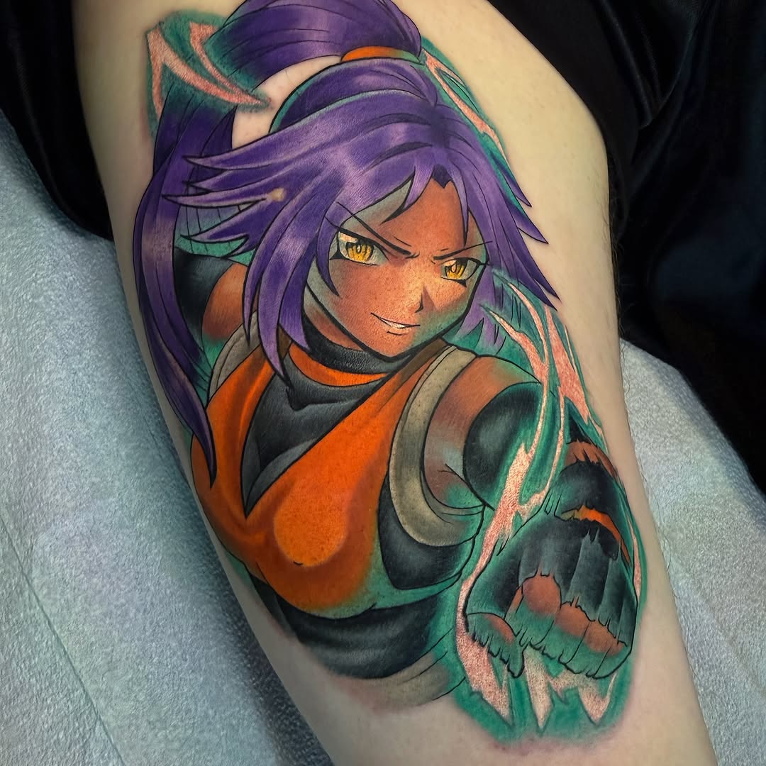Tattoo by @booradleey — anime