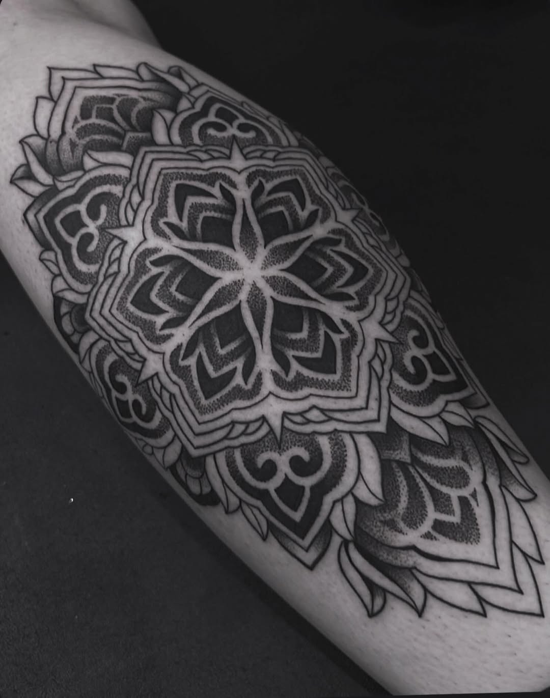 Tattoo by @tattoosbyanna_ — geometric, dotwork
