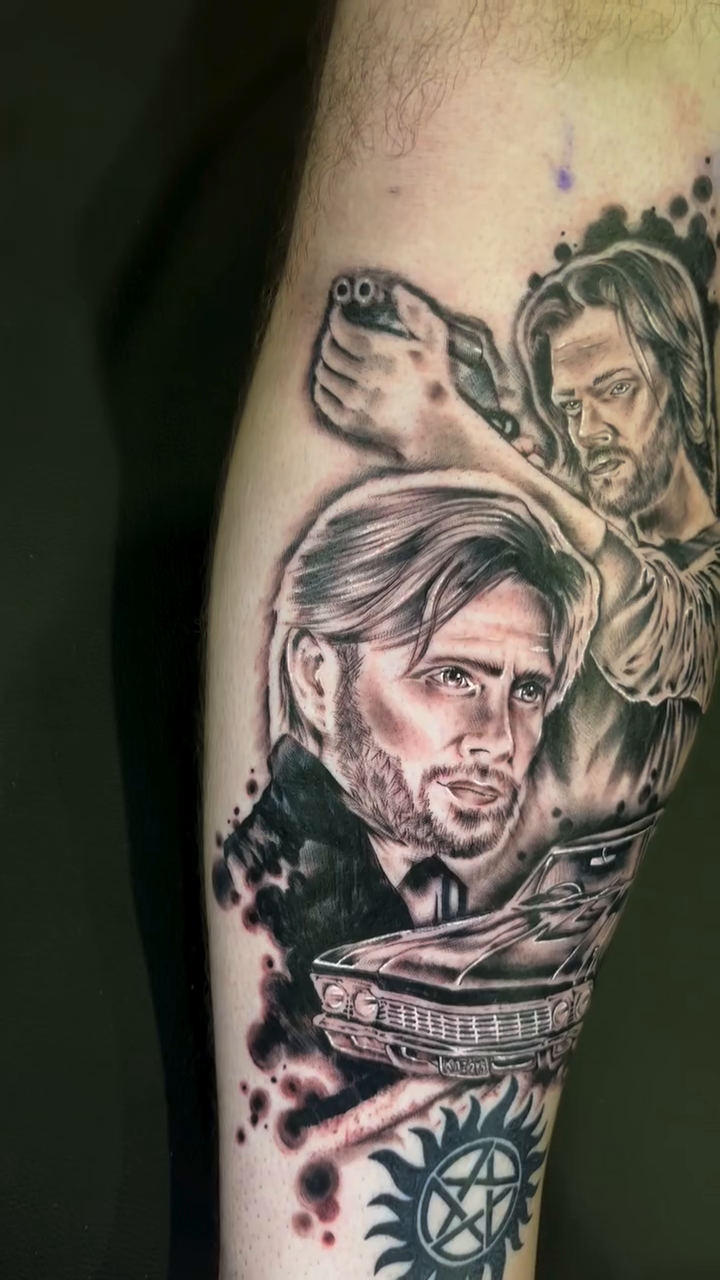 Tattoo by @stephanierowe_art — realism, black_and_grey