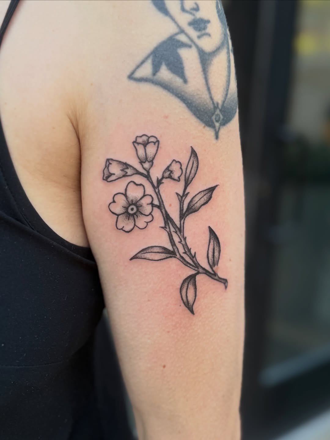 Tattoo by @hellridertattoo — dotwork