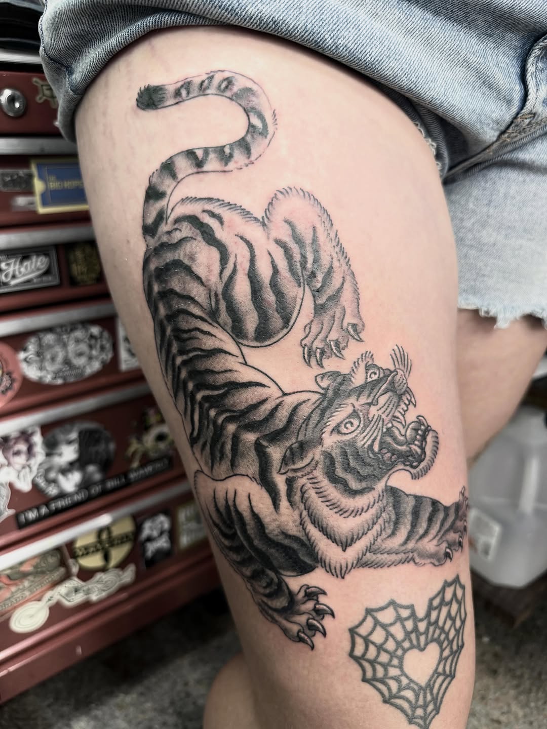 Tattoo by @thebighope — american_traditional, black_and_grey