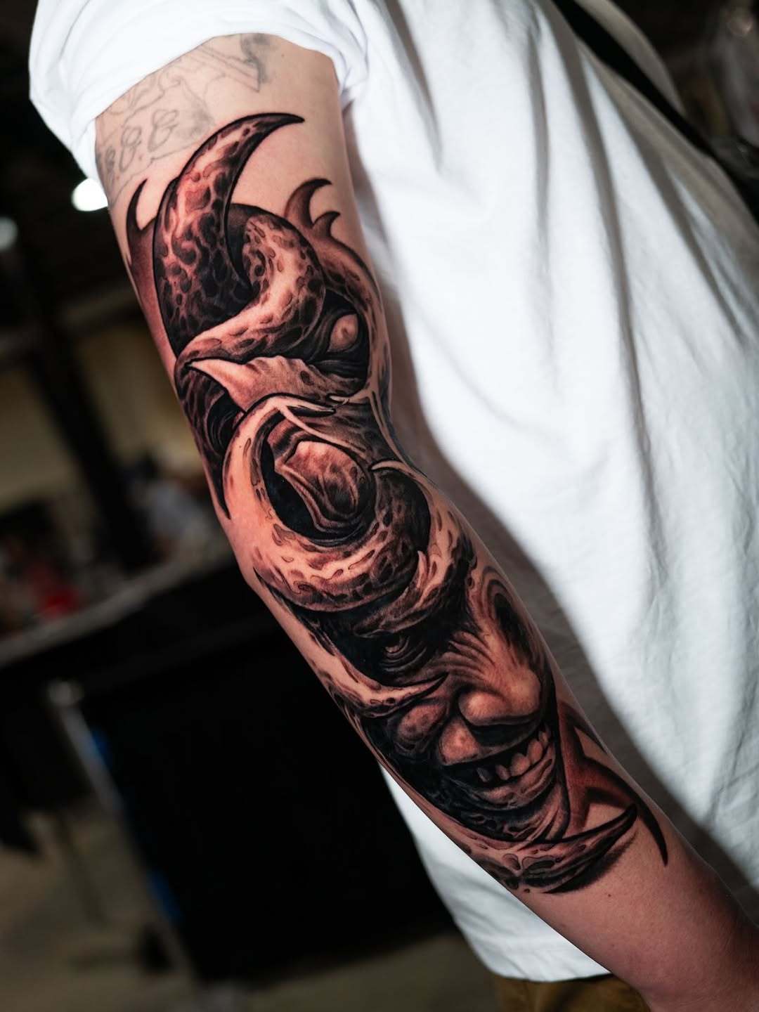 Tattoo by @markink__ — dark_realism, black_and_grey