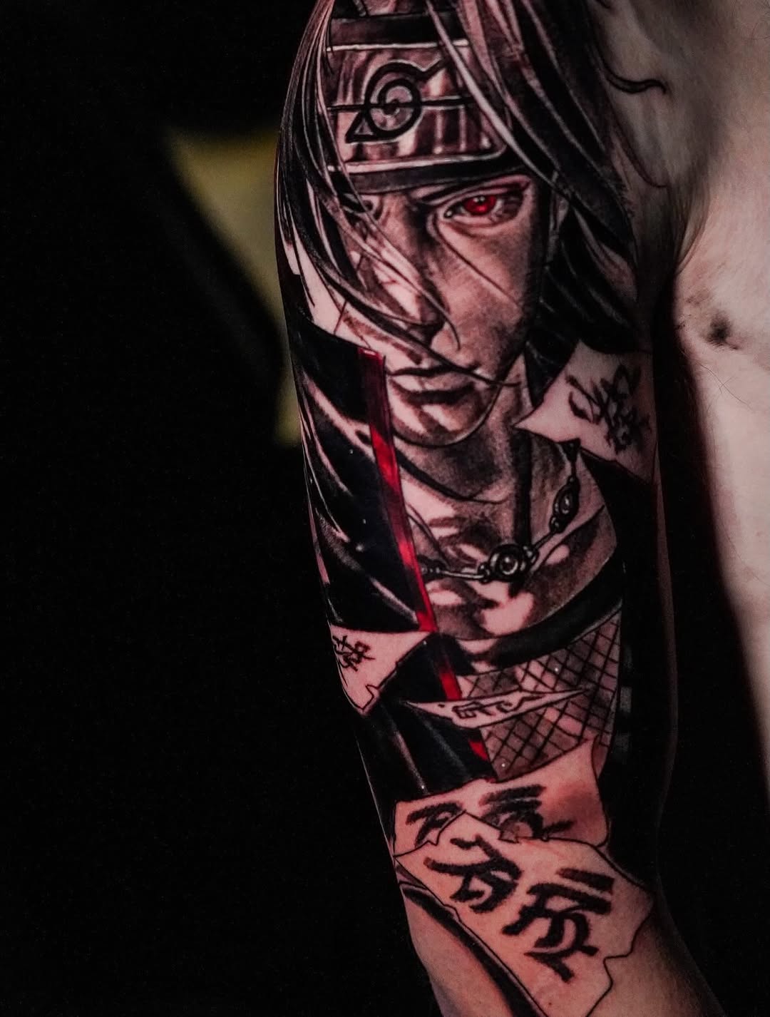 Tattoo by @mileshaysmith_ttt — realism, anime