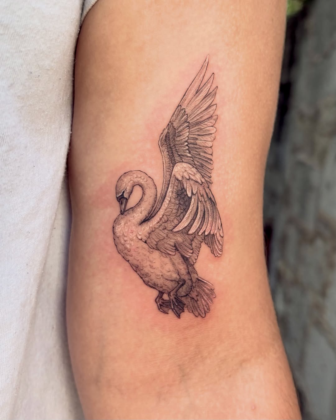 Tattoo by @kylahamin — realism, black_and_grey