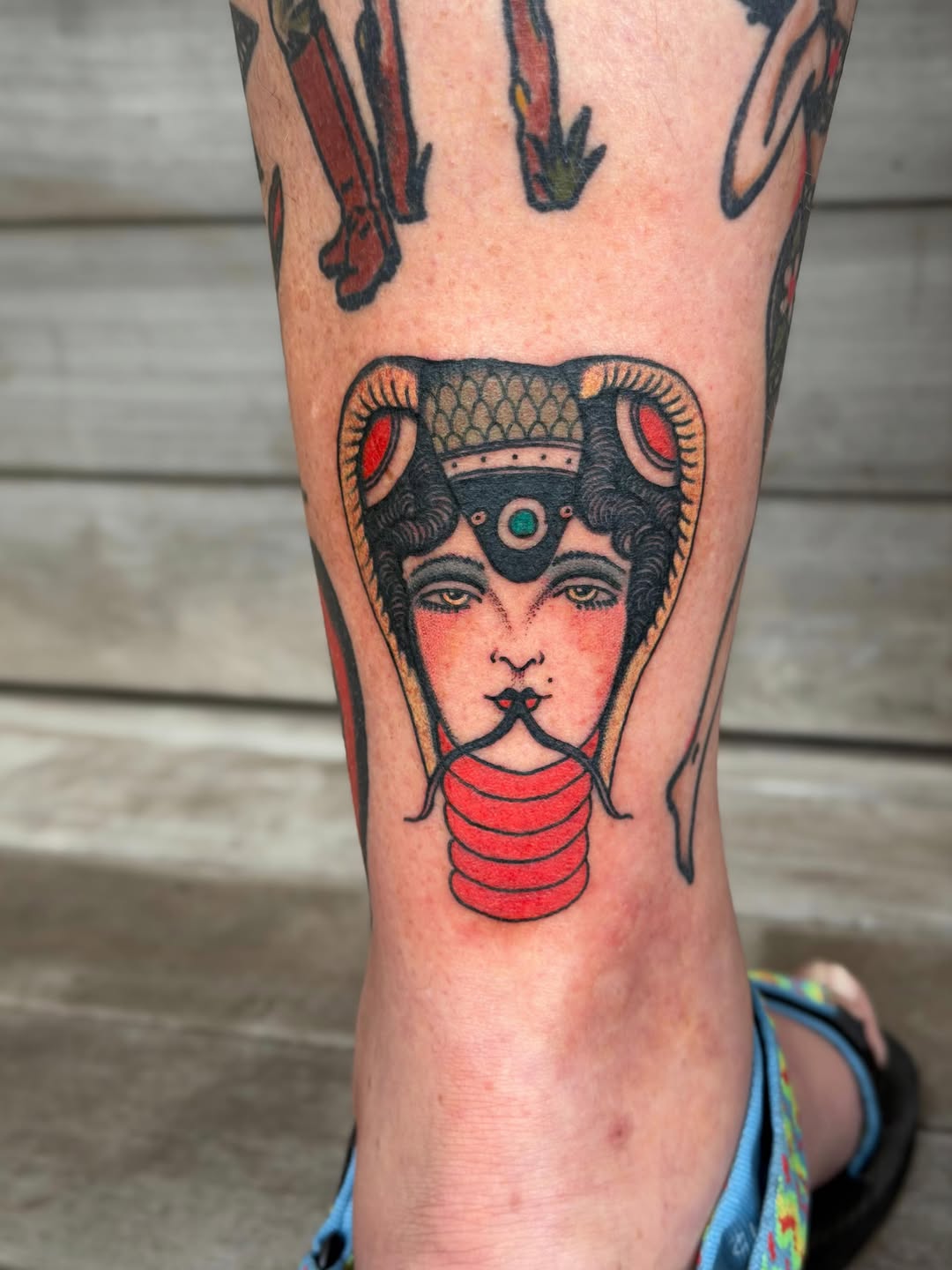 Tattoo by @natecreeper — american_traditional, neo_traditional