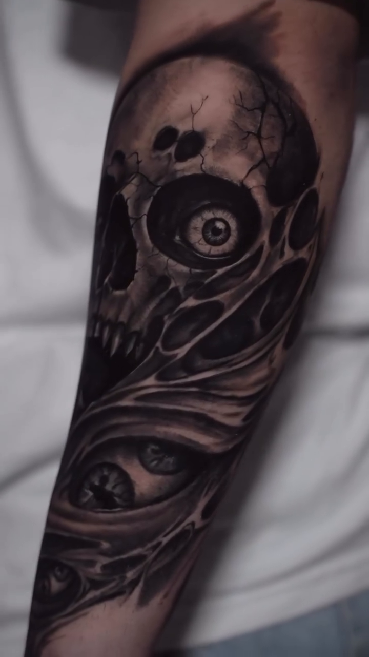 Tattoo by @thechildtattoo — dark_realism, illustrative