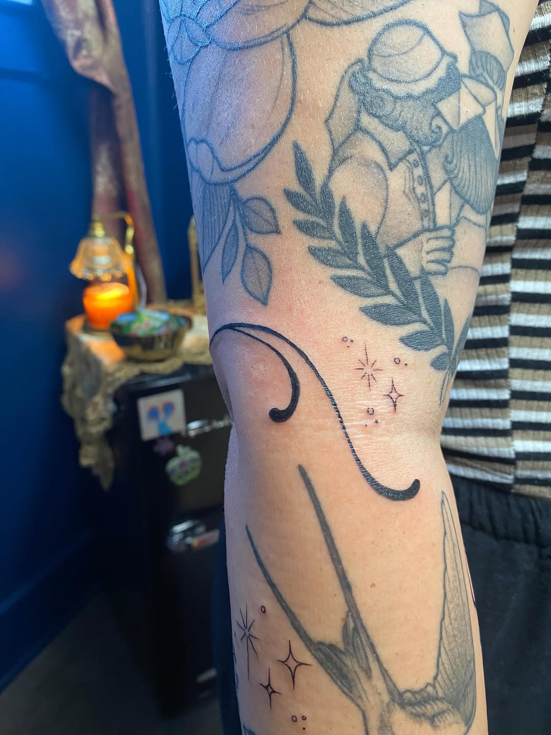 Tattoo by @rappart_ — black_and_grey