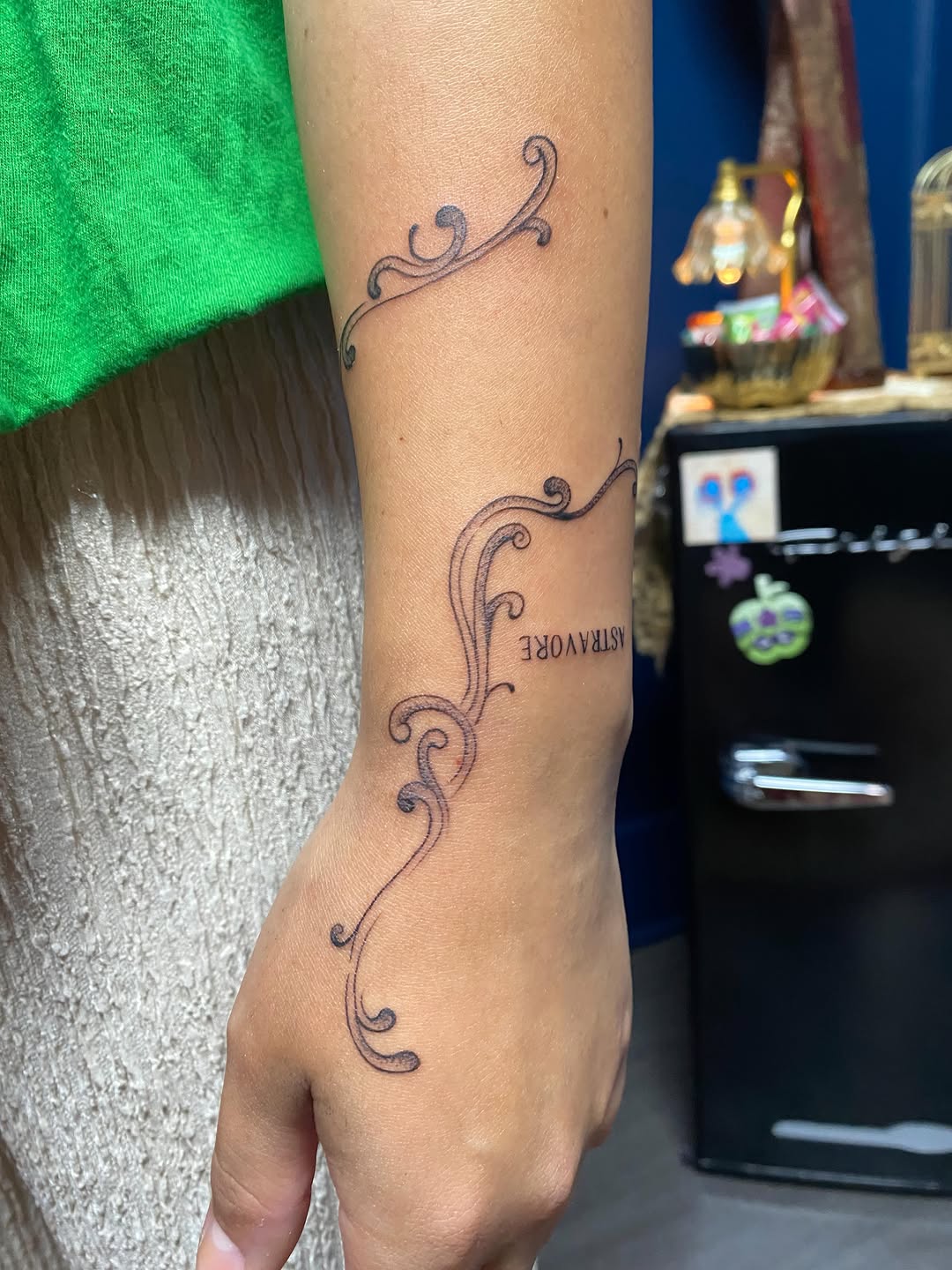Tattoo by @rappart_ — fine_line, lettering_script