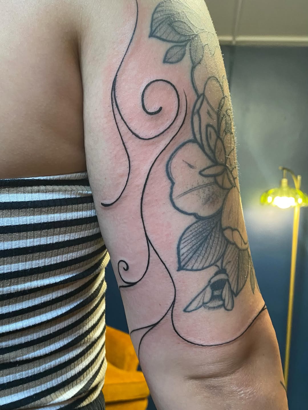 Tattoo by @rappart_ — black_and_grey