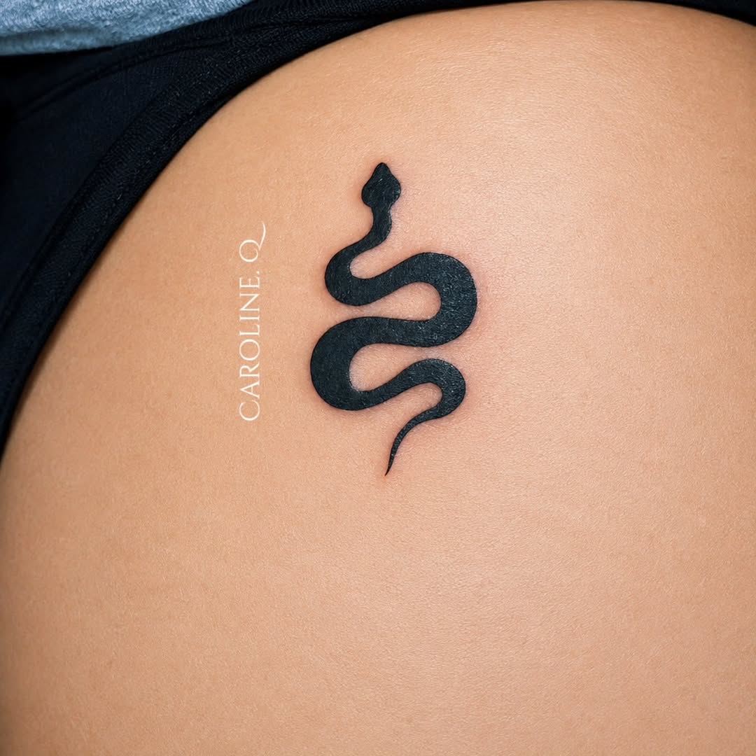 Tattoo by @obsidiandragonink — blackwork