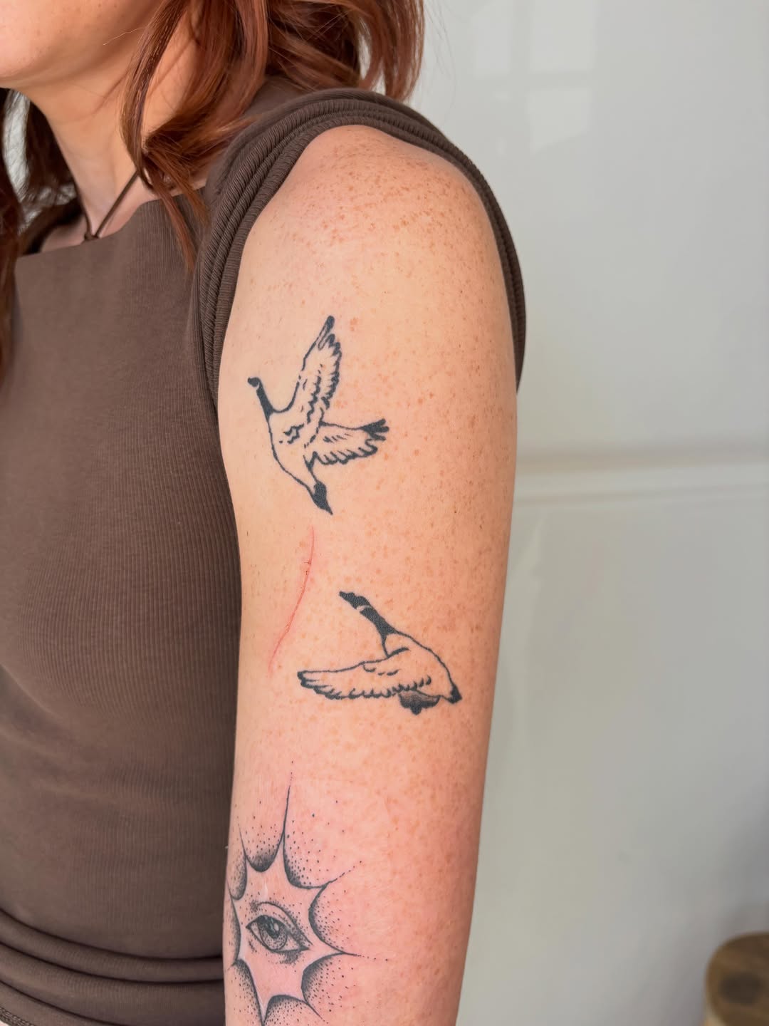 Tattoo by @belmont.studios — black_and_grey