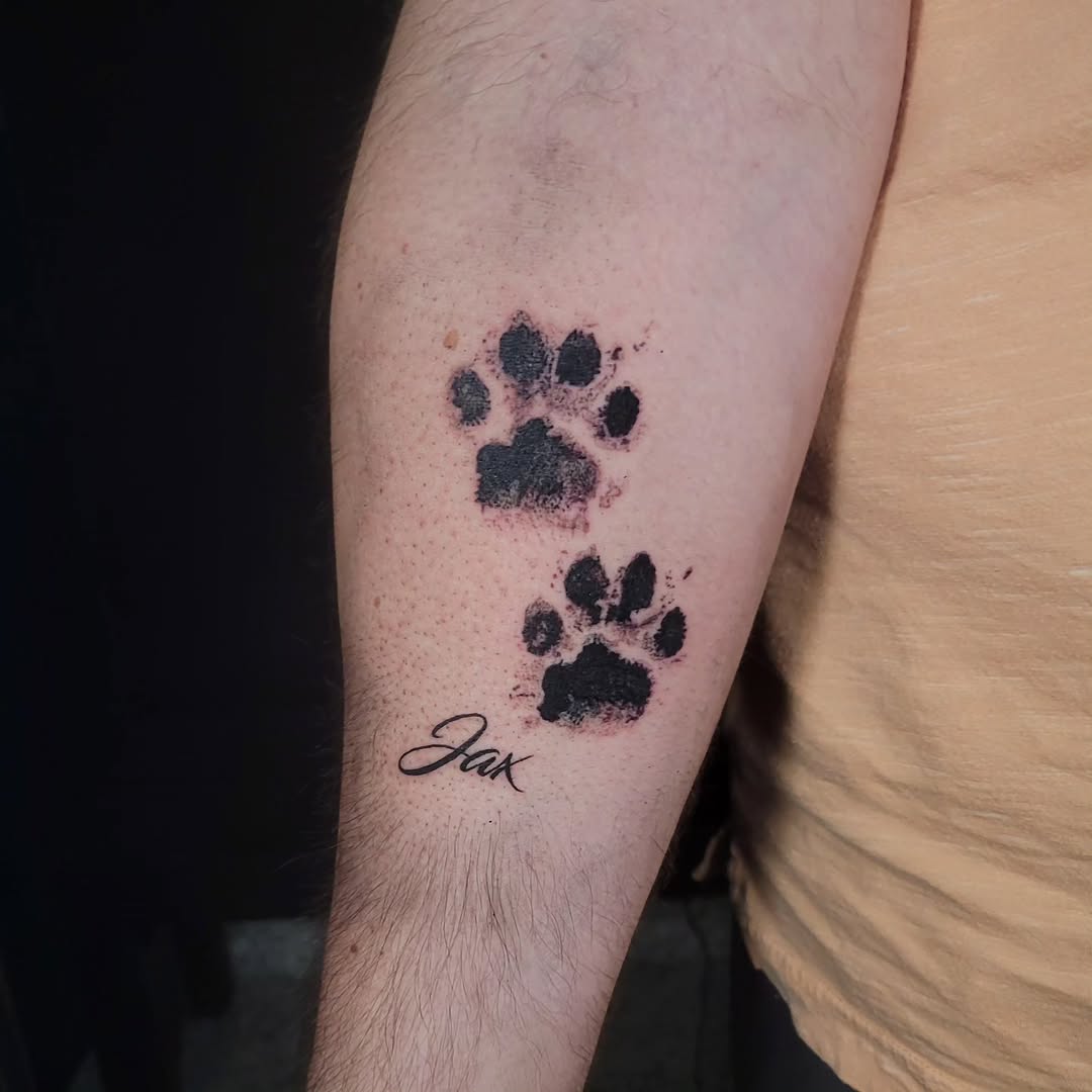 Tattoo by @sarah_tone_ink — lettering_script