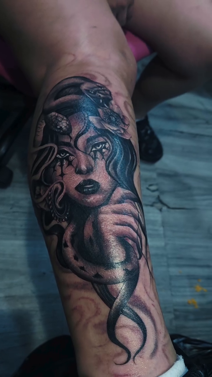 Tattoo by @sarck_hardlifestyle β black_and_grey, realism