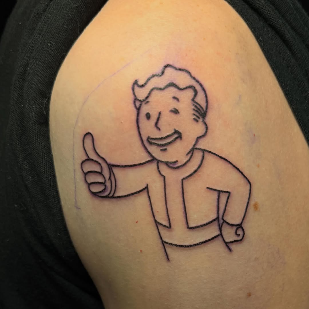 Tattoo by @yallternativetattoos — illustrative, anime