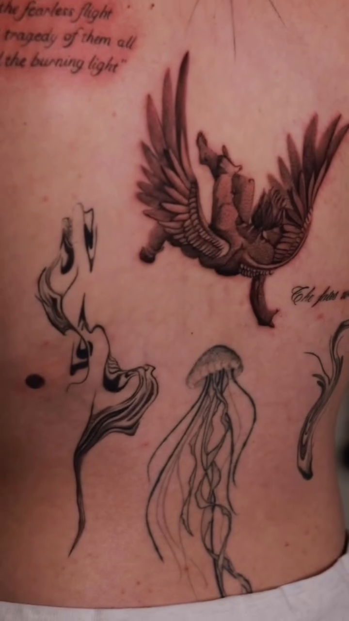 Tattoo by @pedrazartt — black_and_grey