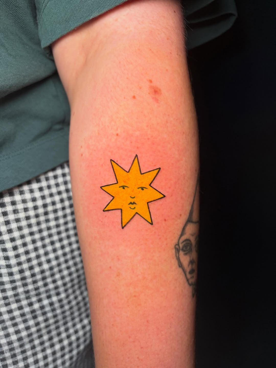 Tattoo by @dream.test.baby — illustrative