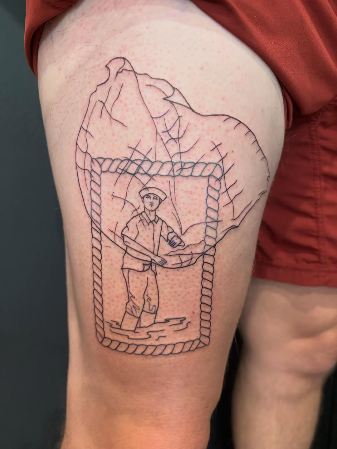 Tattoo by @dream.test.baby — illustrative, fine_line