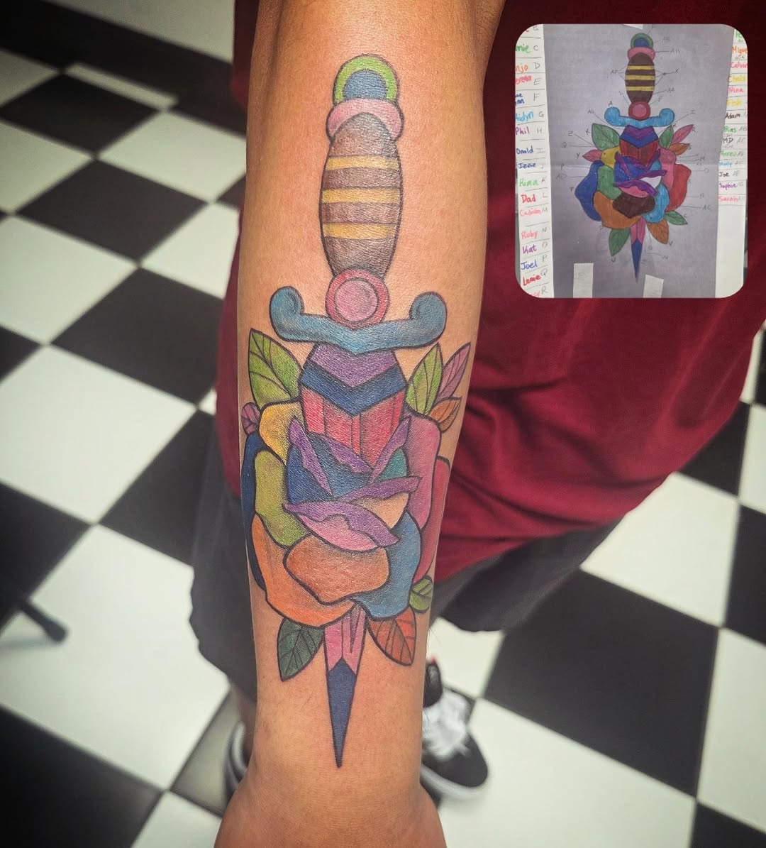 Tattoo by @berryblues β american_traditional, illustrative