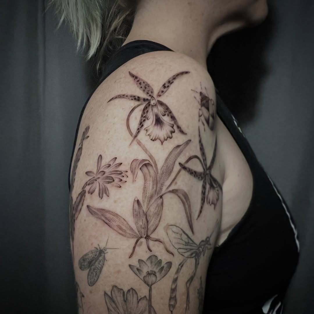 Tattoo by @southpaw.stipple โ black_and_grey, realism