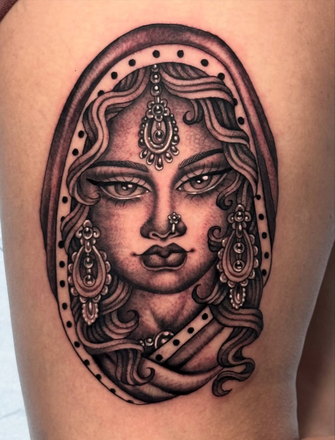 Tattoo by @medea.tattooer — black_and_grey, realism
