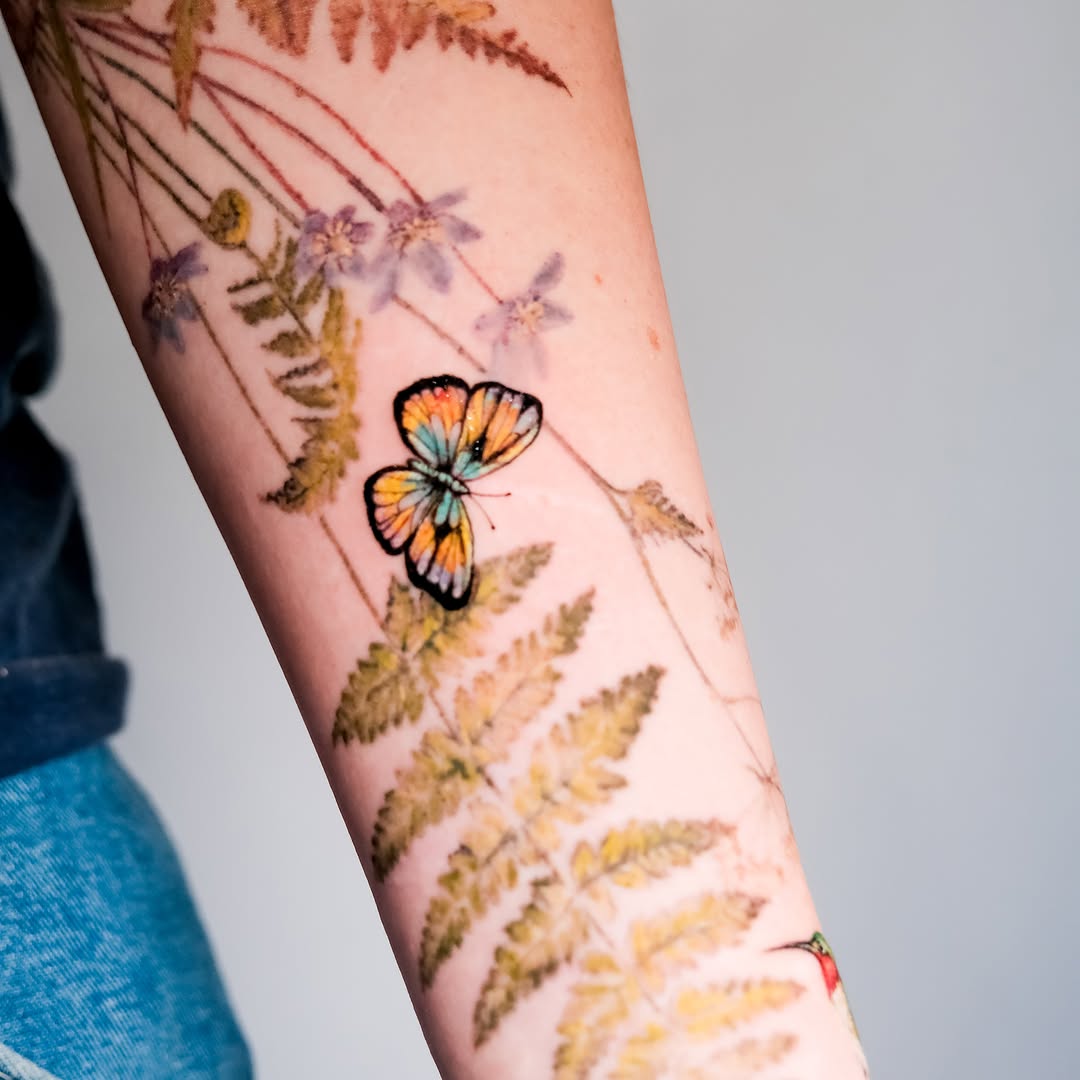 Tattoo by @inkynas — illustrative, realism