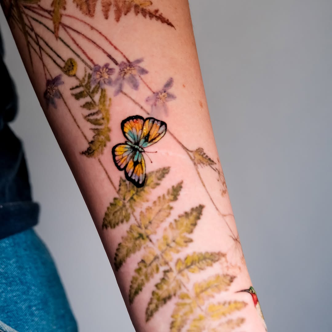 Tattoo by @inkynas — illustrative, realism