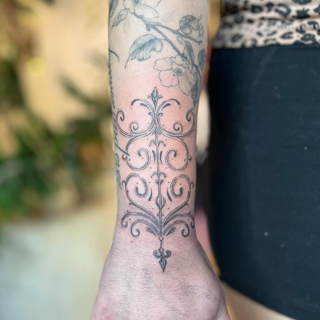 Tattoo by @inkbydaiz — ornamental, fine_line