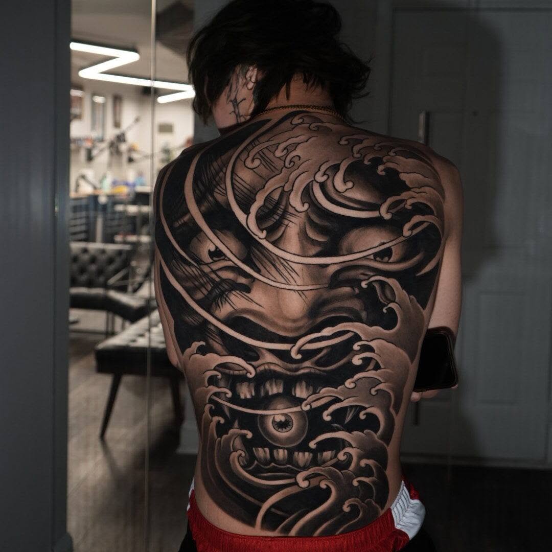 Tattoo work at Virginia Beach Tattoo Festival 2026