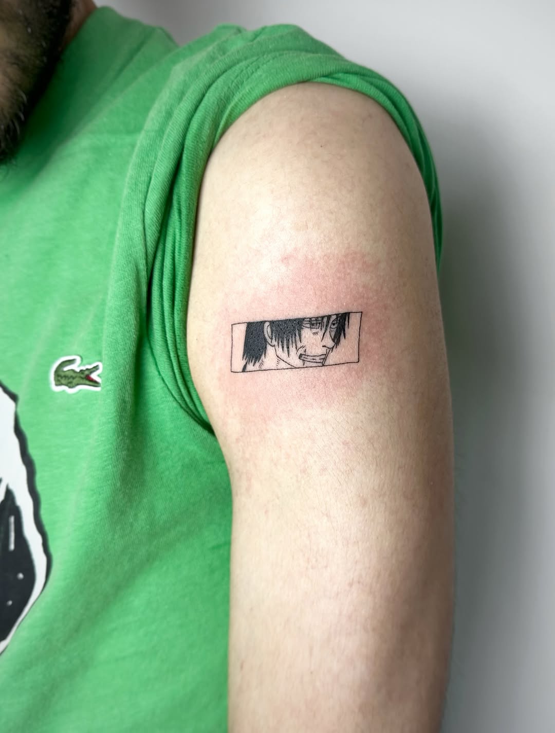 Tattoo by @culottee.ttt — illustrative, anime