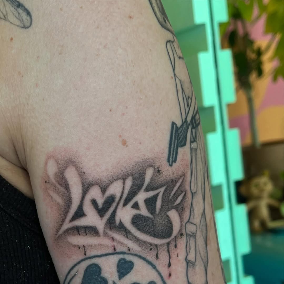 Tattoo by @inkbydaiz — lettering_script