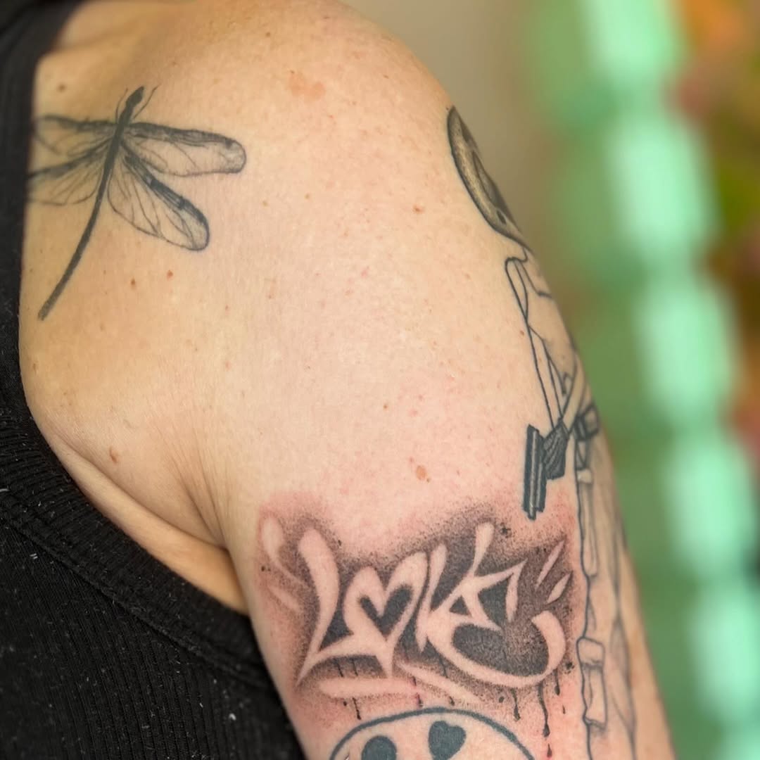 Tattoo by @inkbydaiz — lettering_script