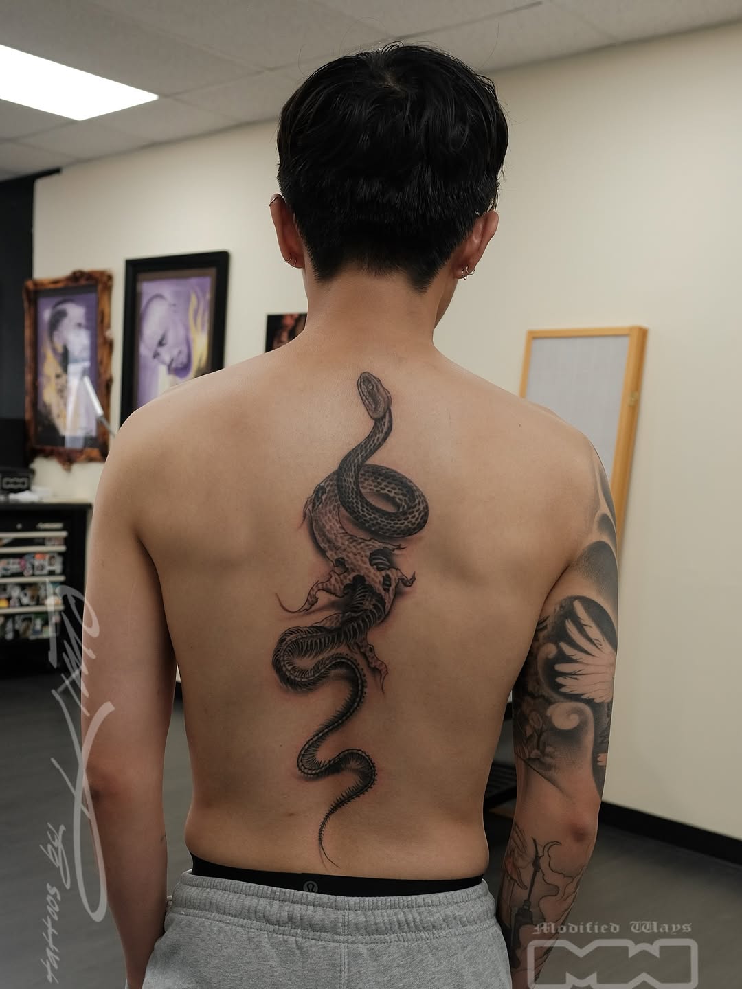 Tattoo by @tattoosbykimo โ black_and_grey, realism