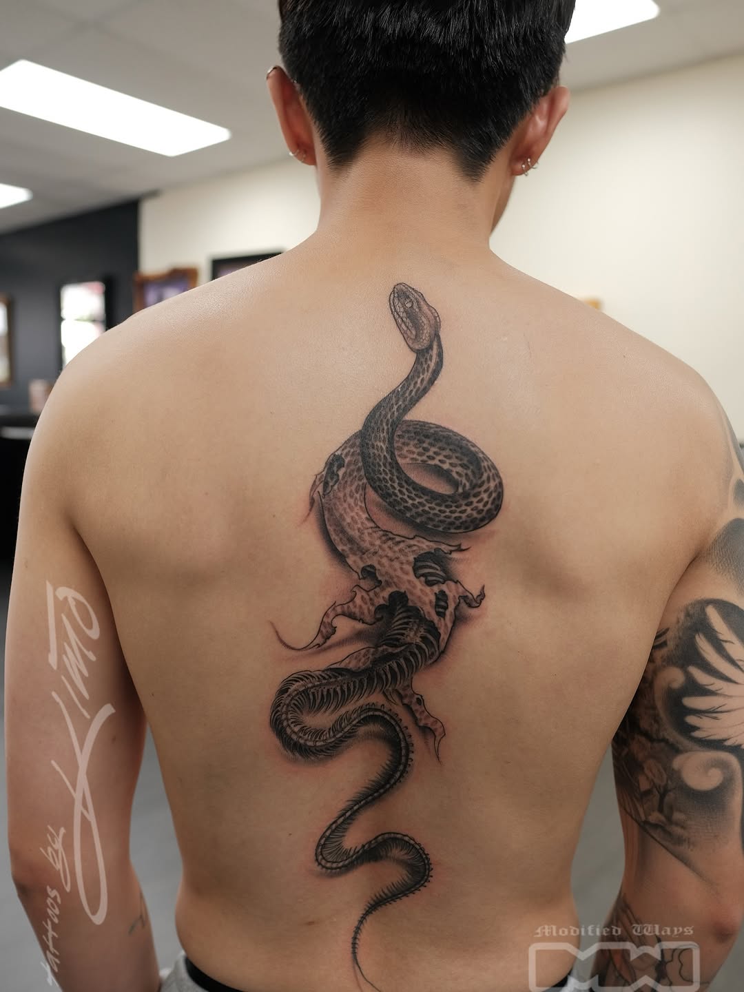 Tattoo by @tattoosbykimo โ realism, black_and_grey