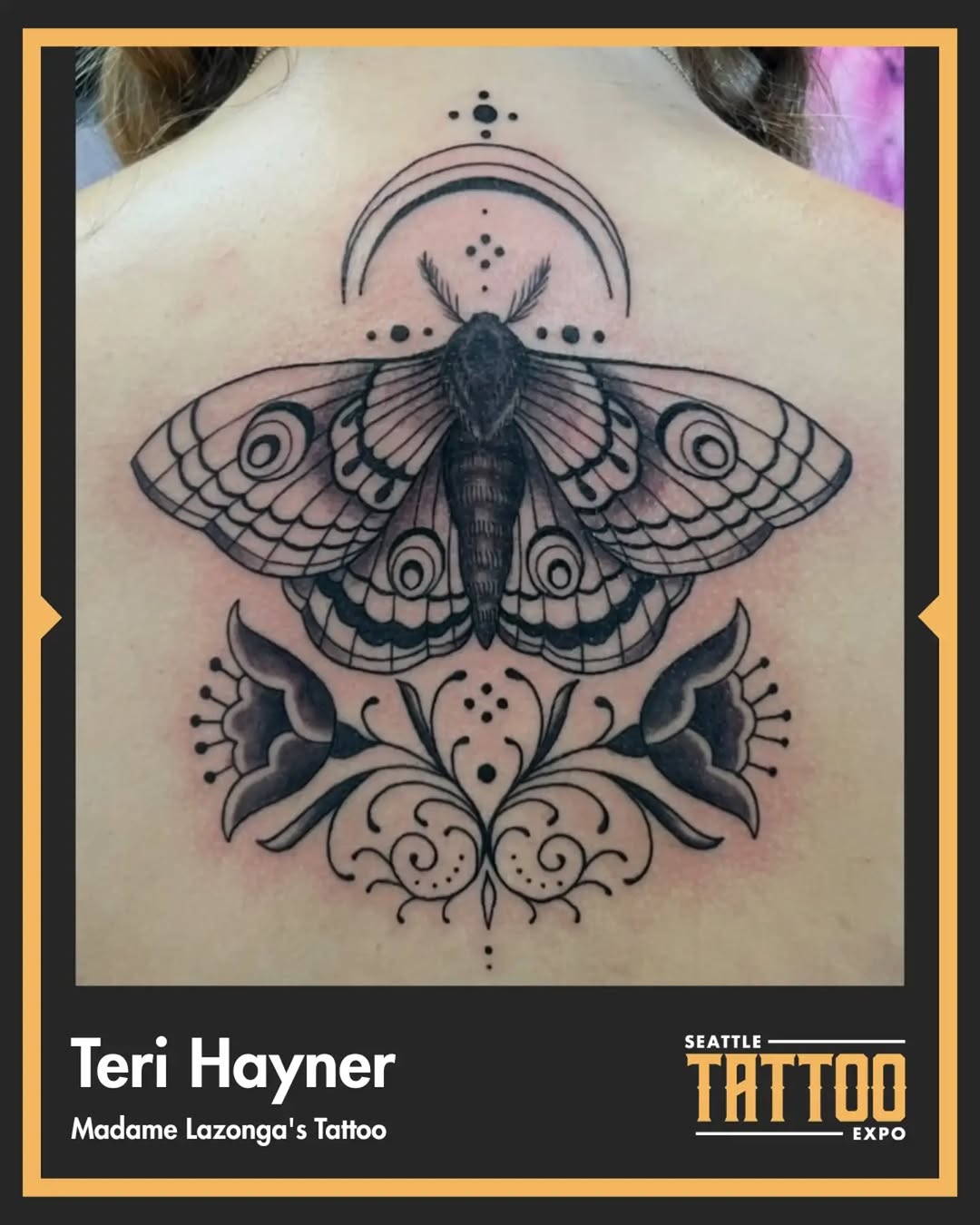 Tattoo by @madamelazongastattoo — black_and_grey, ornamental