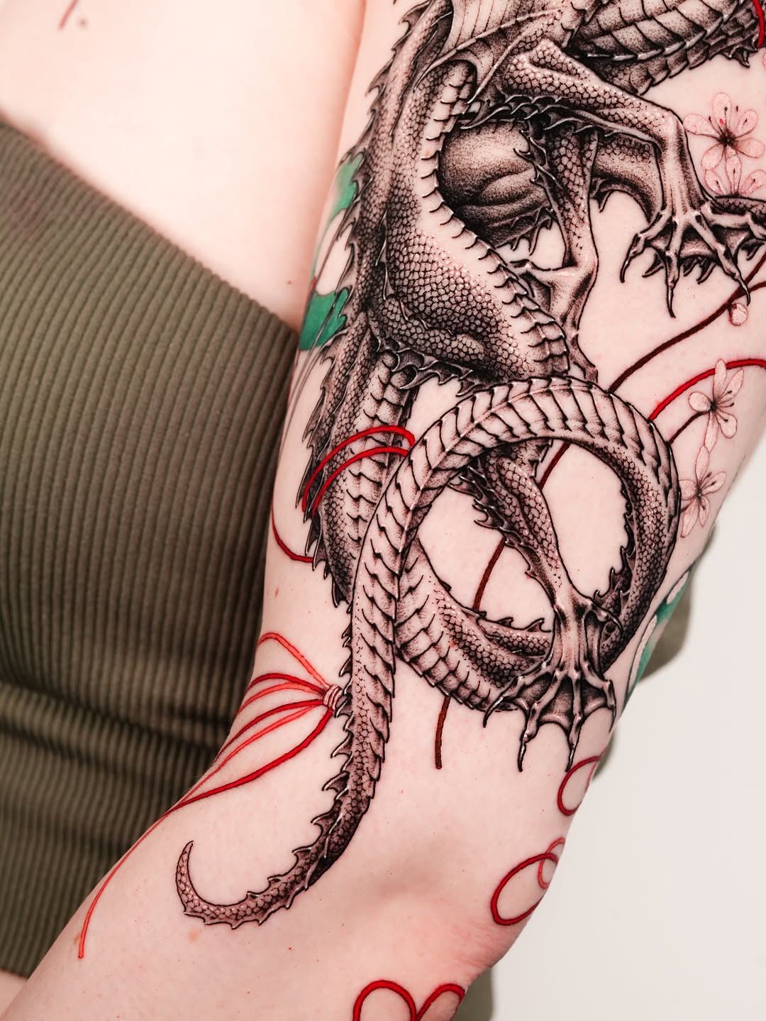 Tattoo by @tattooer_intat — black_and_grey