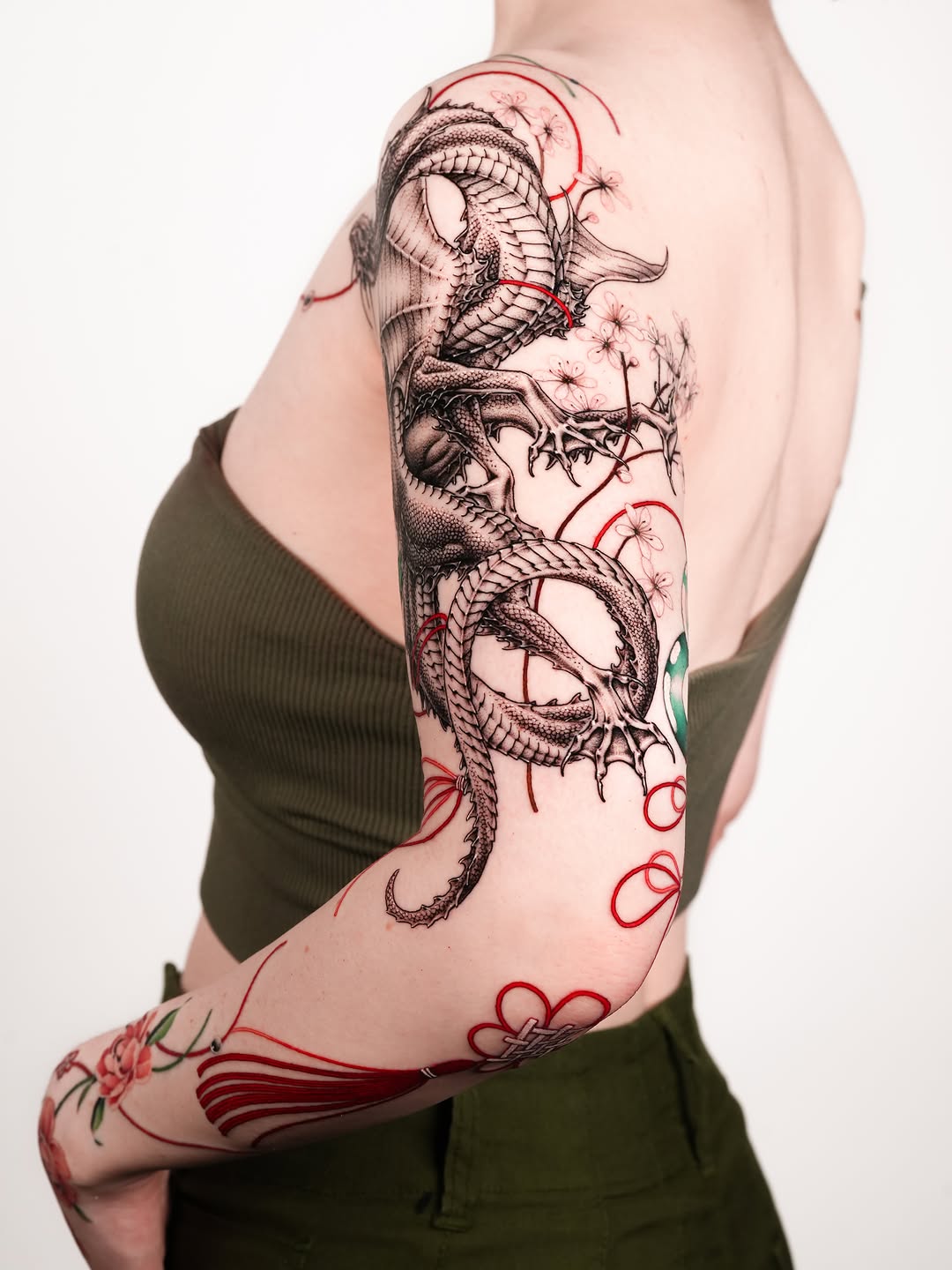 Tattoo by @tattooer_intat — black_and_grey